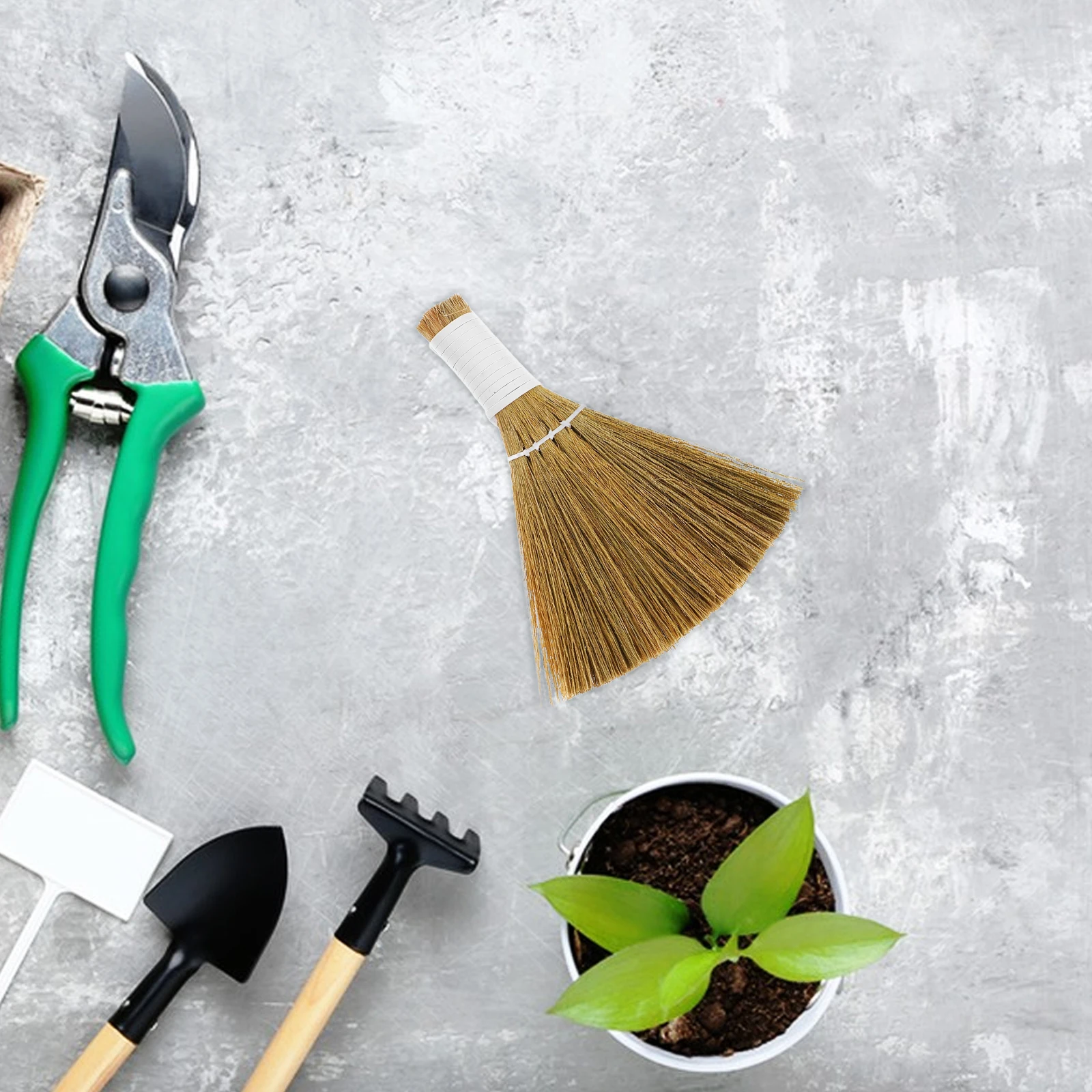 

Handheld Brush Mini Broom Compact Lightweight Cleaning Brush for Tabletop Desktop and Household Use Portable Small Desk Sweeper