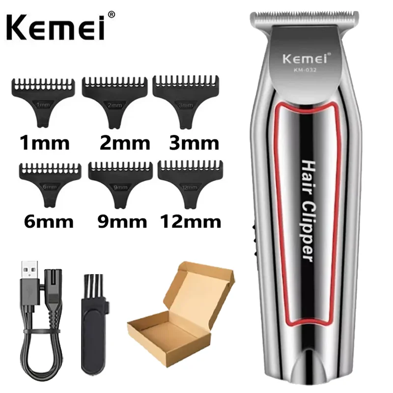 KEMEI Profession Hair Trimmer Electric Beard Trimmer for Men Hair Clipper Hair Cutter Machine Hair Cut Grooming Kit KM-032 image 3