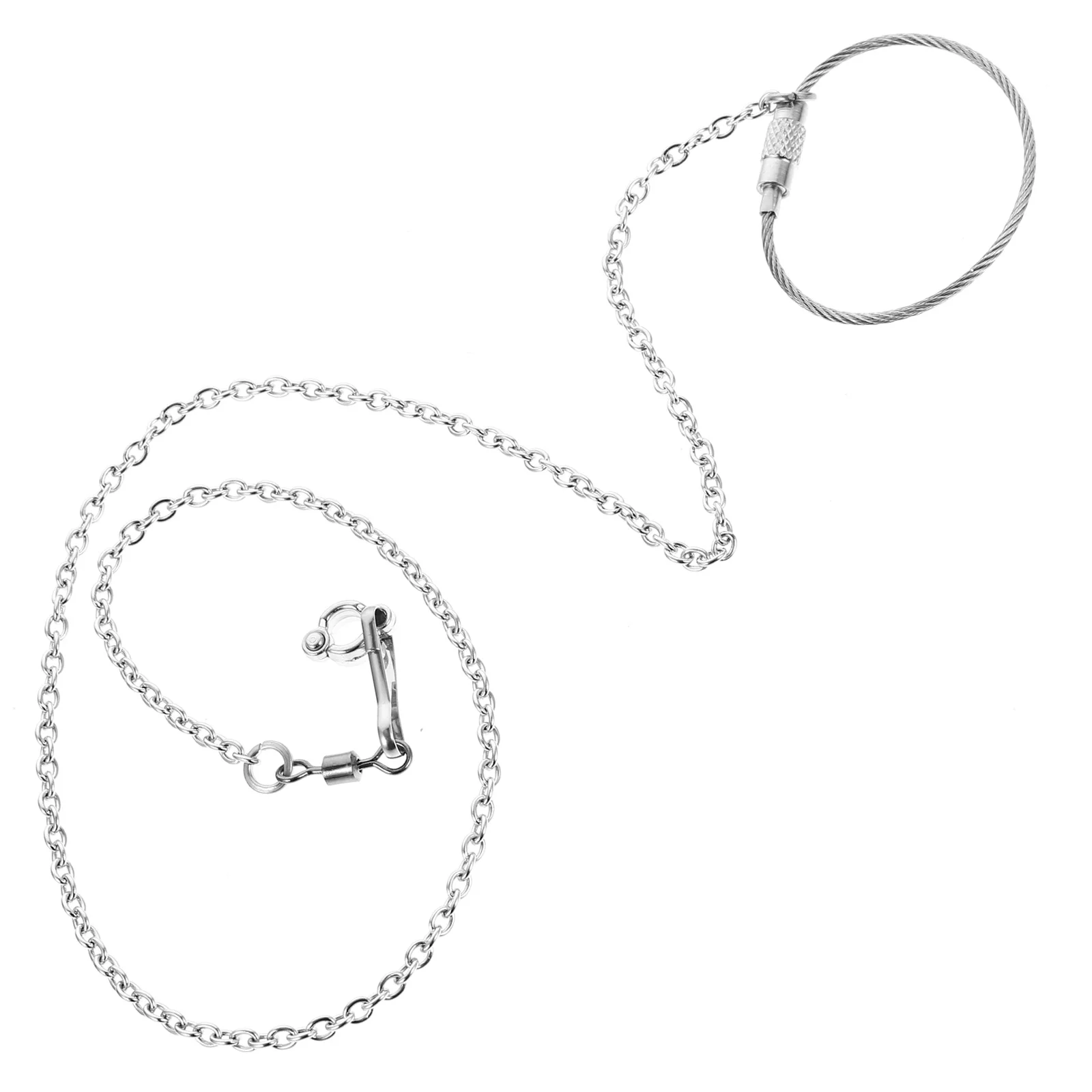 

Parrot Foot Chain Stainless Steel Rope Chain Bird Leash Durable Wear Resistant Free Comfortable Movement Training