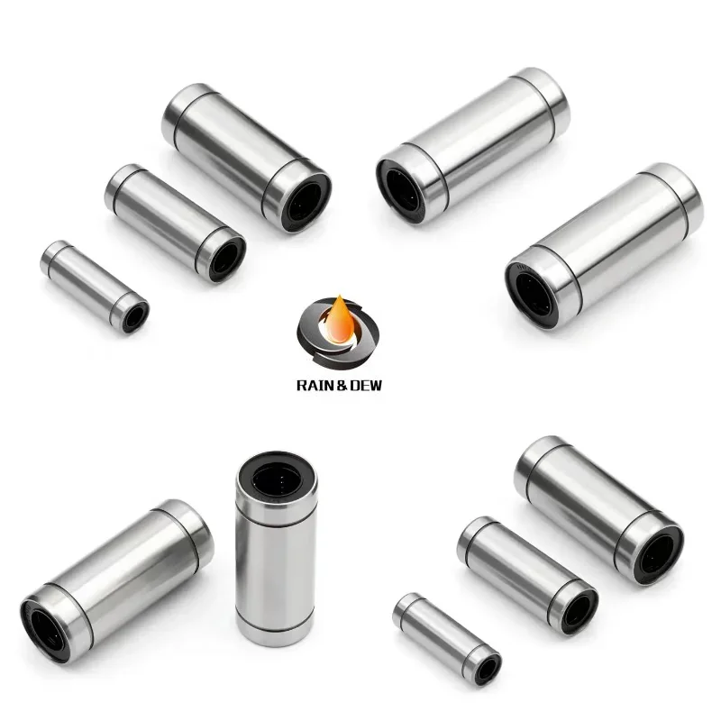 4Pcs Linear Bearings  LM8LUU 8mm Longer Linear Ball Bearing Bushing Linear Bearings 3d Printer Parts For VORON 1.6.2  VORON 1.8