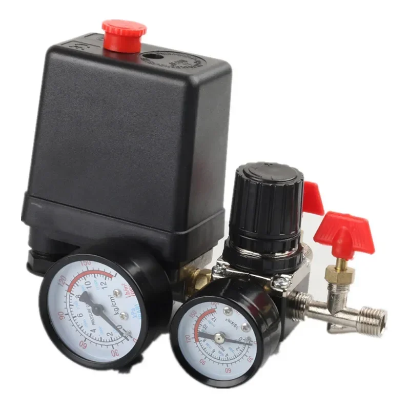 

Air pump air compressor accessories pressure switch square four-hole pressure regulating valve switch air outlet assembly