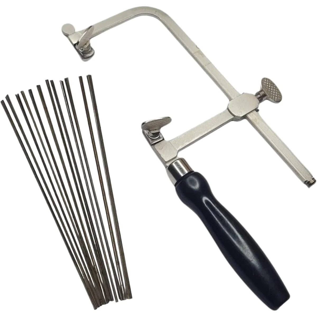 2025+ ジュエラーズソーフレーム 144種類のブレード付き - 木工、ジュエリー作り、クラフト、ホビー用に調整可能