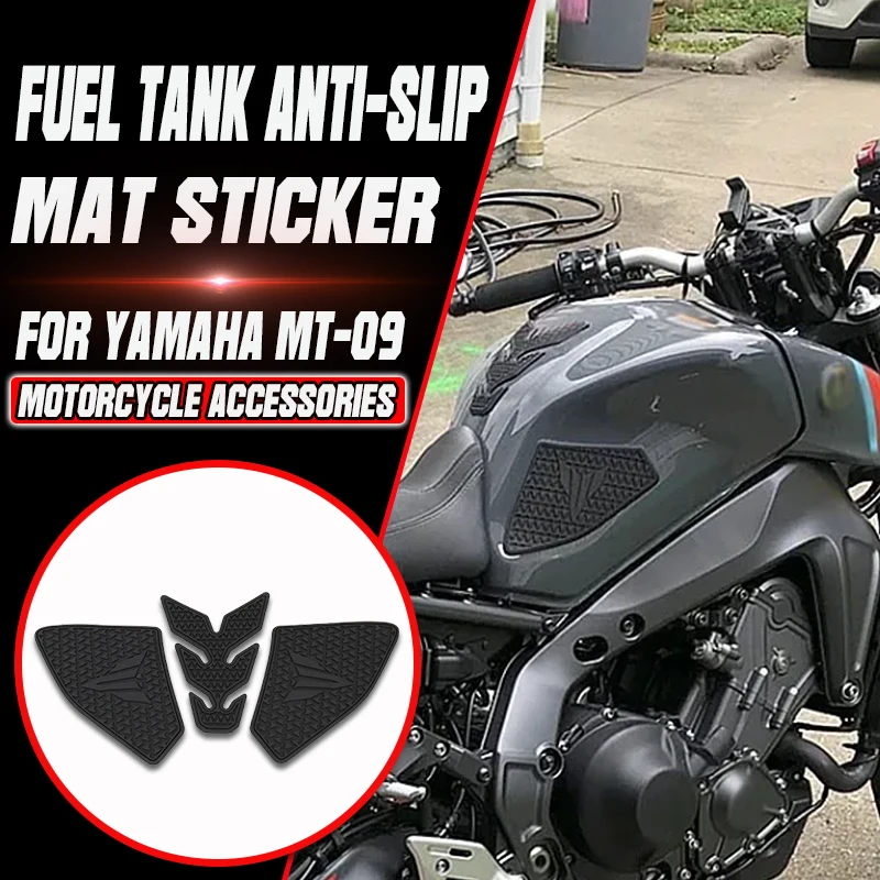 

Motorcycle Fuel Tank Pad Stickers Anti-scratch Gas Tanpads Waterproof Decal Protector For Yamaha MT09 MT 09 MT-09 2021 2022 2023