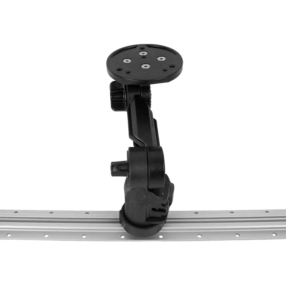 

Round Base Fish Finder Mount | Kayak Track Mount | Fits Garmin Striker 4 & Raymarine Dragonfly 7 Pro | Secure Kayak Rail Mount |