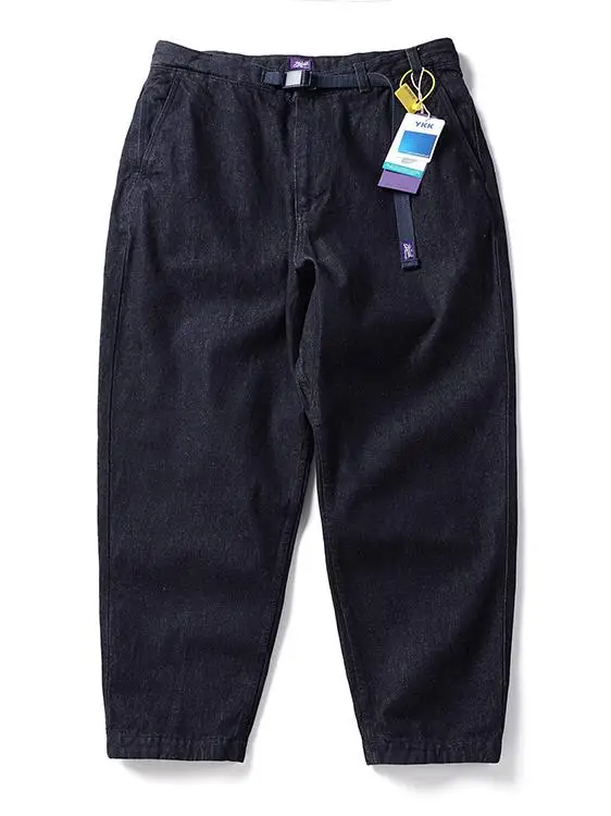 

Japanese Sle Workwear y Purple Label Jeans Vintage Waed Loose Fit Tapered Pants for Men Youthful Energy Sle