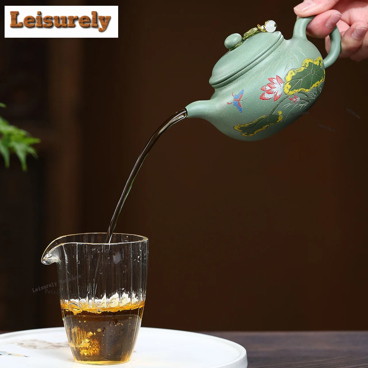 260ml Exquisite Yixing Purple Clay Teapots Handmade Lotus Fun Pot Raw Ore Bean Green Sand Mud Kettle Chinese Zisha Tea Set Gift