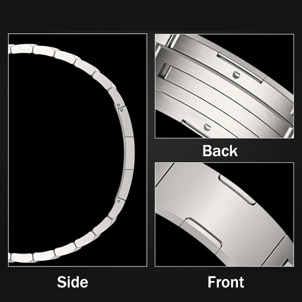Титановый ремешок 22 мм для Huawei Watch GT2/3Pro 42 46, умный ремешок для часов, браслет для Samsung Galaxy 46 Gear S3 45 мм
