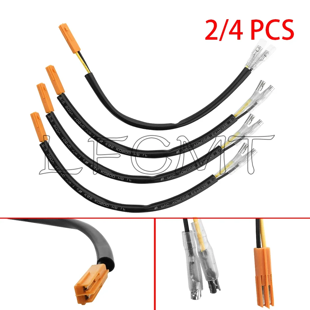 

2 Pin Turn Signal Marker Wire Adapter Plug Connector Fit for Honda CB125R CB150R CB300F/R CB400F/X CB500F/X CB650F/R CB1000R