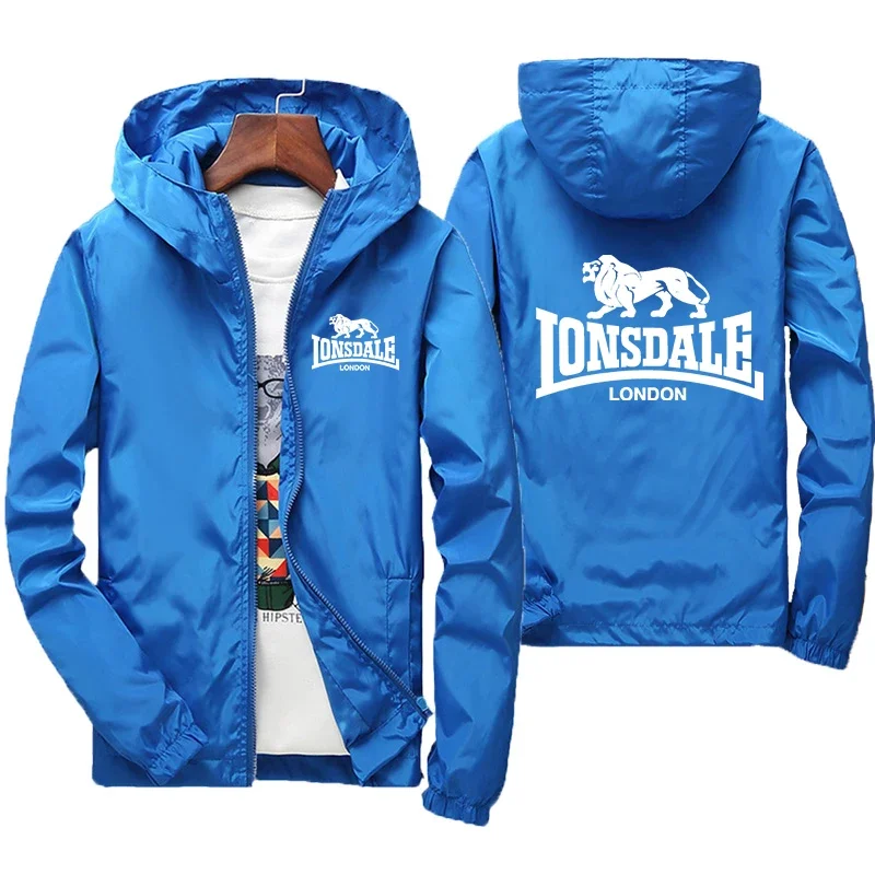

2025 Casual high-quality hooded zipper jacket for men, casual printed fashion jacket, trendy and fashionable men's jacket