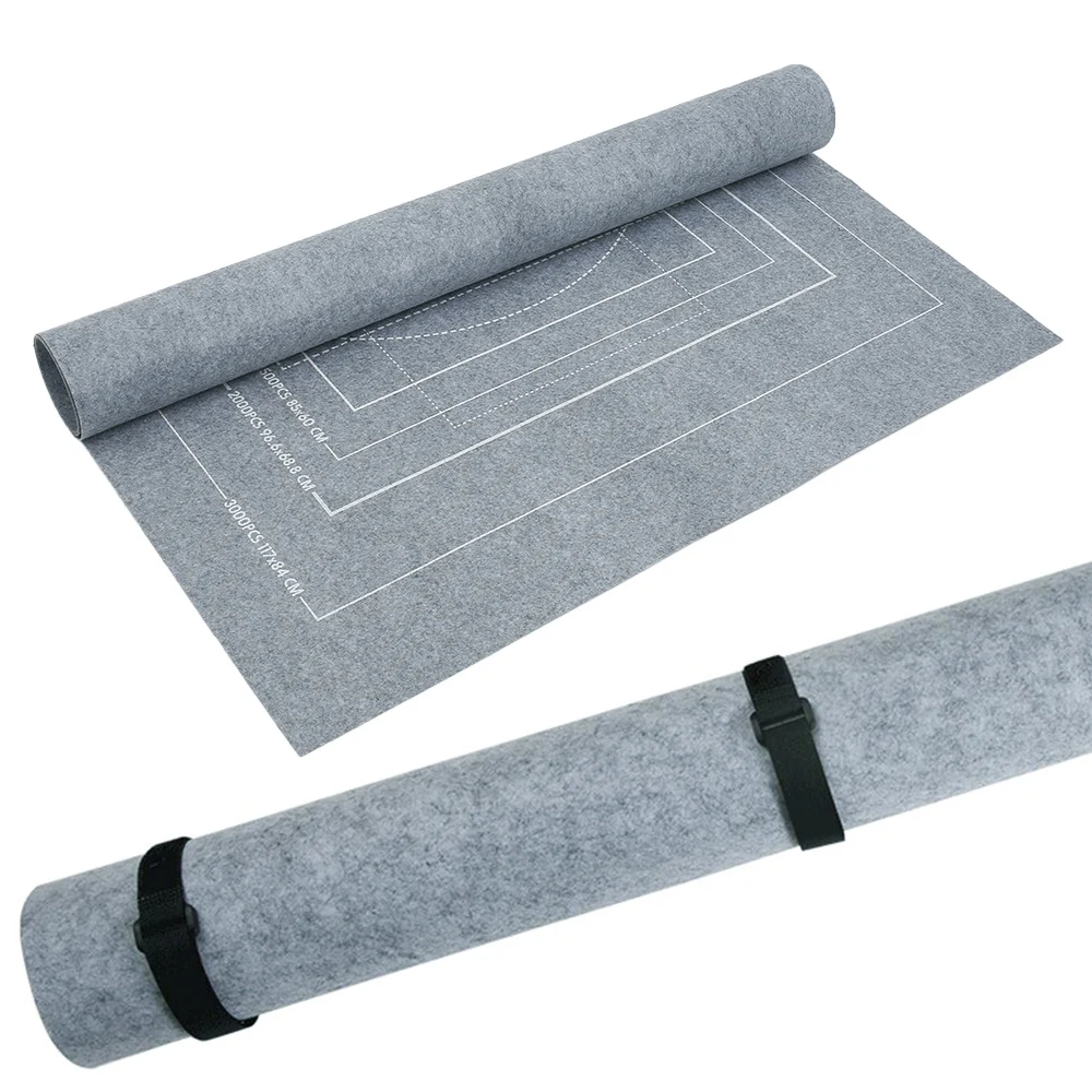 Felt Puzzle Mat Set Puzzle Organizer Blanket Jigsaw Storage Mat Portable Travel Storage bag Puzzle Saver Felt Pad(Only Mat))