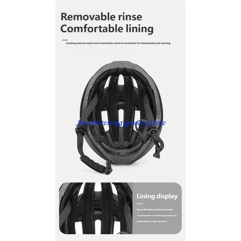 652D Mountain Cycling Helmet Optimized Air Circulation Easy Adjust Night Ride Secure