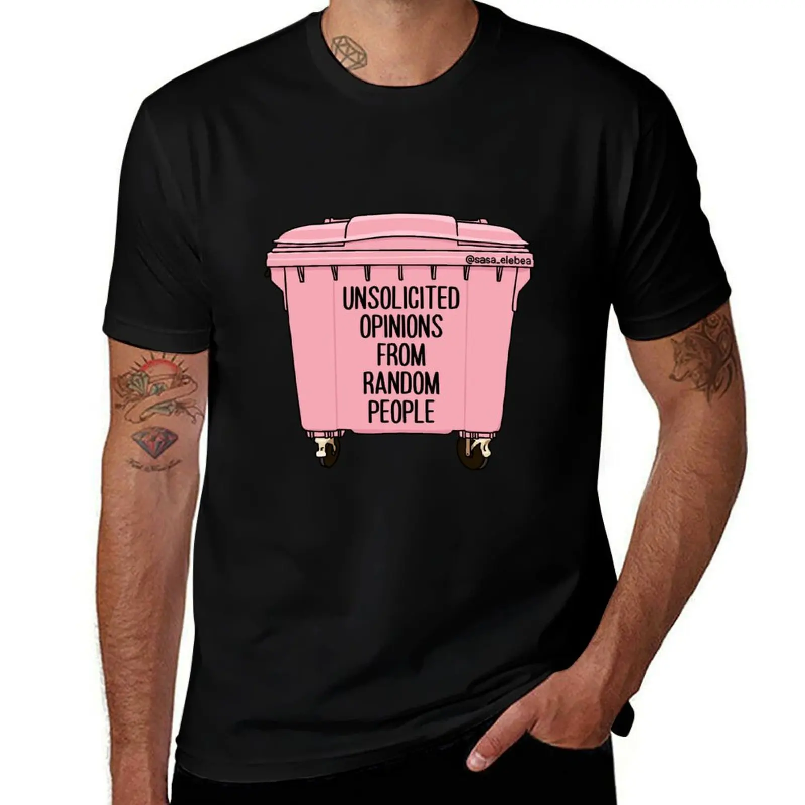 Unsolicited opinions from random people by Sasa Elebea T-Shirt Dry Fit Athletic Short Sleeve Shirt T-Shirt