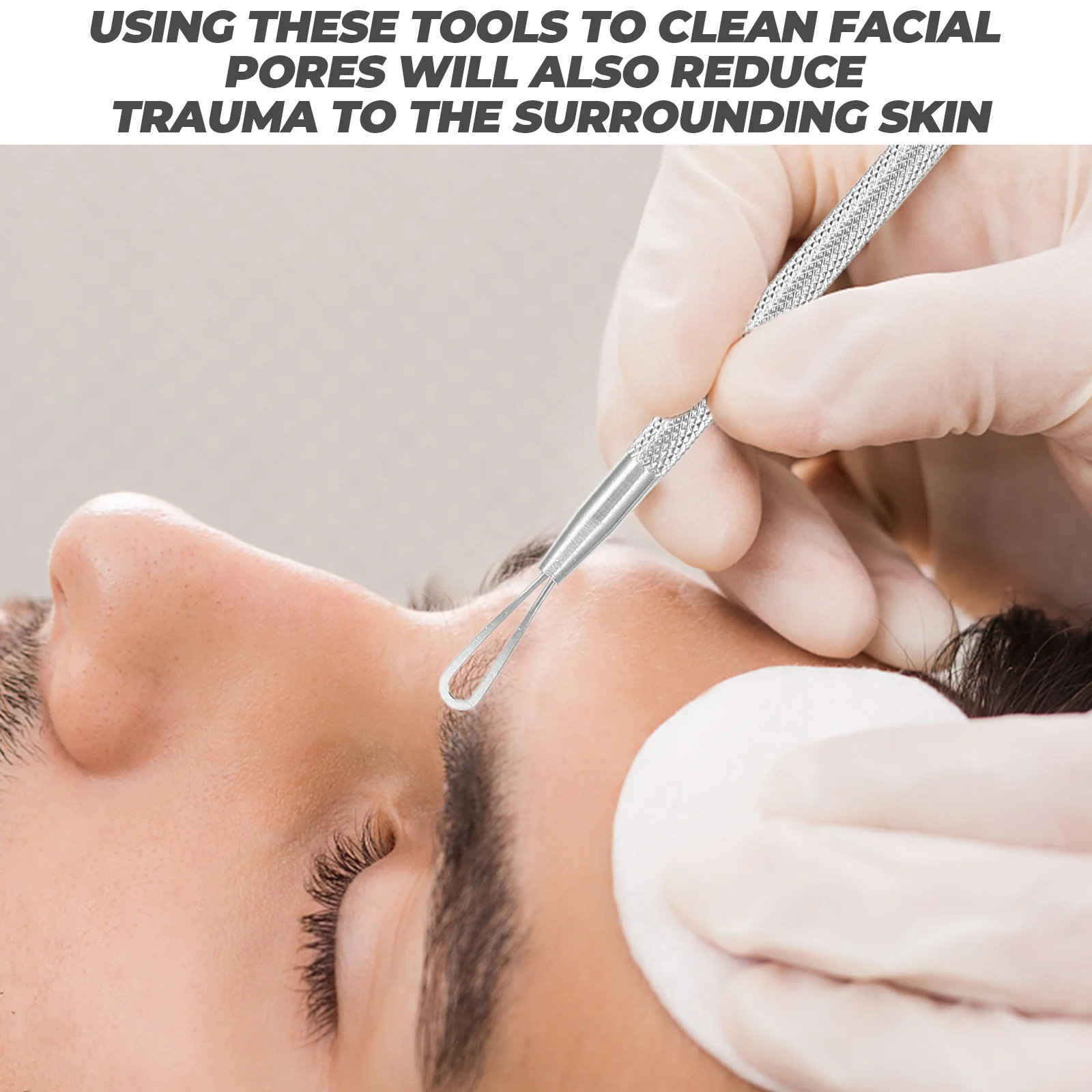 1 Zestaw Profesjonalnych Narzędzi Ze Stali Nierdzewnej, Wielokrotnego Użytku Igły Do Usuwania Pryszczy, Przenośny Oczyszczacz Porów Do Twarzy