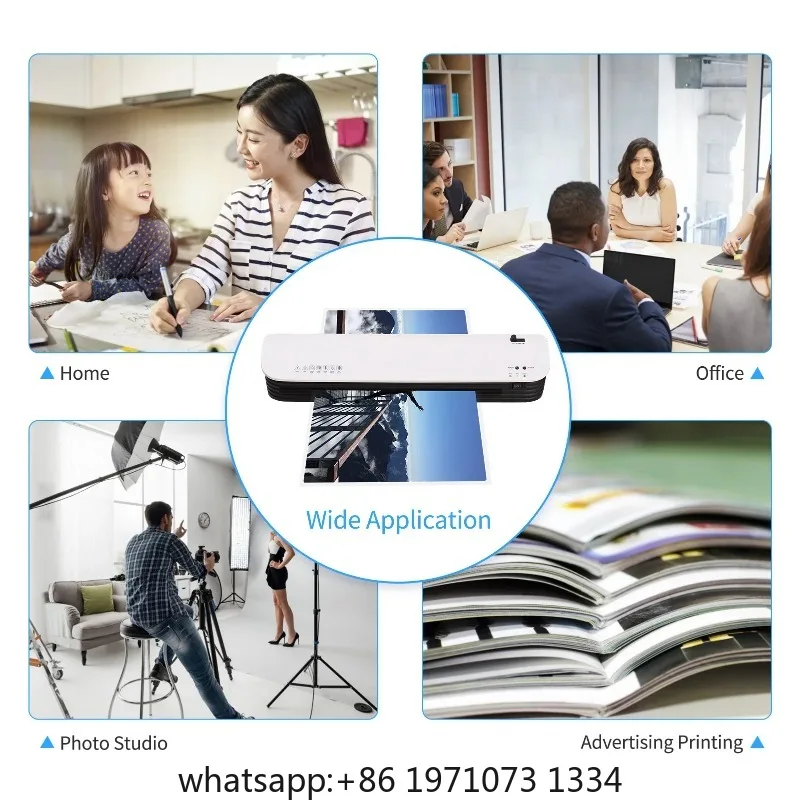 A3 Size SL399 Laminator Machine Set Hot and Cold Lamination 2 Roller System w/ 25 A3/A4/A5/A6 Laminating Pouches Corner Rounder
