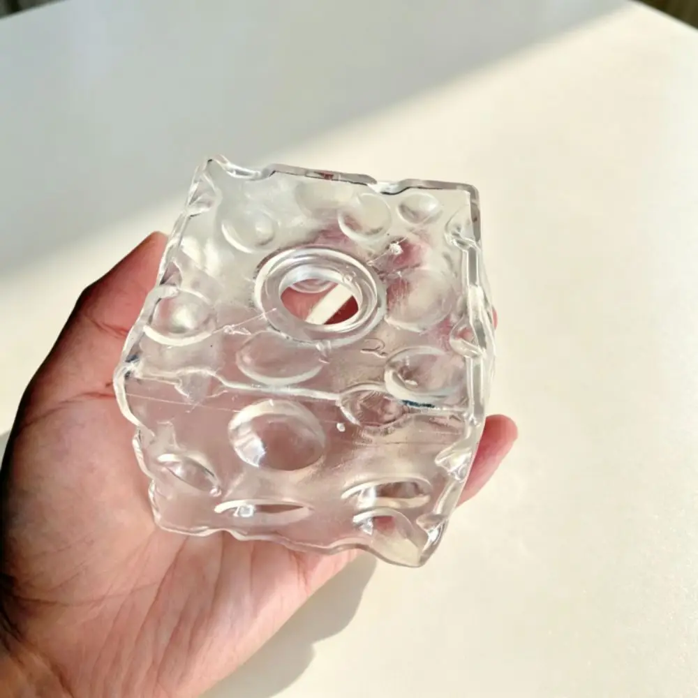Cheese DIY Empty Ball Skin Soft TPR Flexible DIY Pressure Ball Kit Transparent Slow Rebound Handmade Ball Skin Children Gift