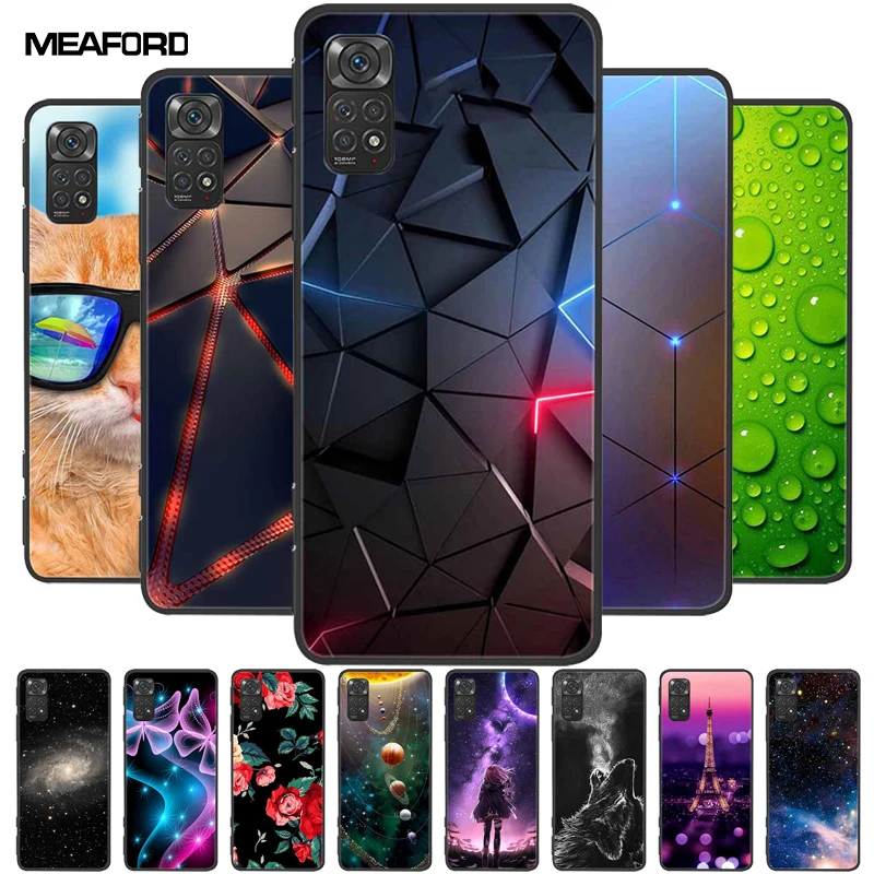 For Redmi Note 11 Cases Note 11S Soft TPU Silicone Back Covers for Xiaomi Redmi Note 11 Pro 5G Phone Case Redmi Note 11S 4G 2022