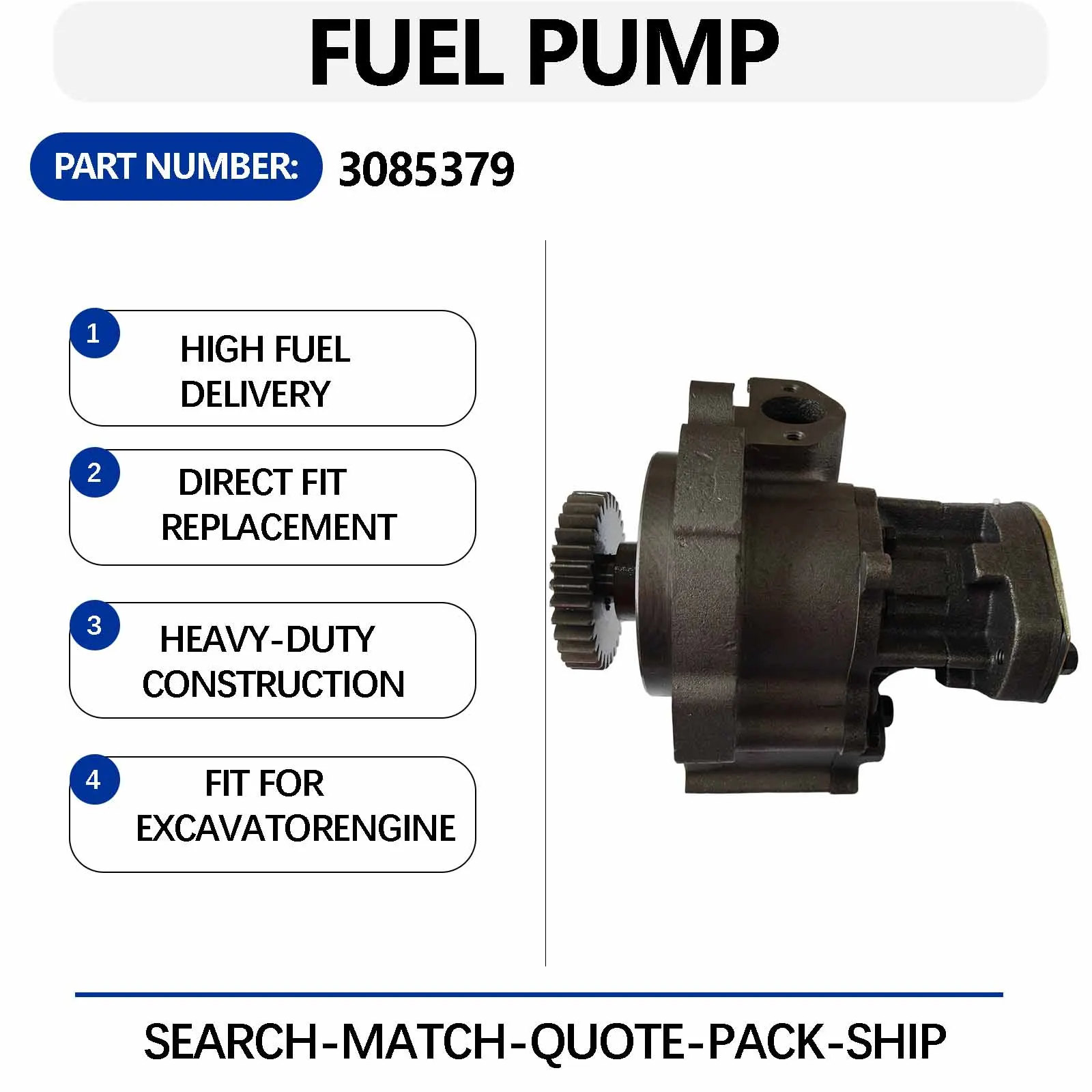 Oil Pump AR10172 For Cummins Engine 855 NT855 NTA855 N14 NH220
