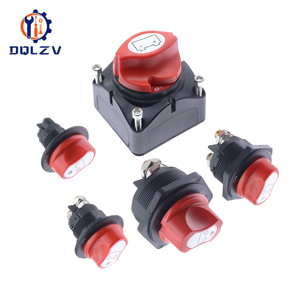 DC 32V Car Battery Switch Disconnecter Power Isolator 50A 100A 200A 300A Cut Off Rally Switch Kit For Car Motorcycle Truck Boat