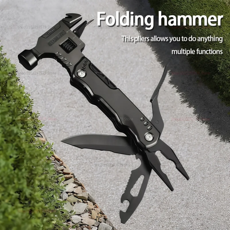 

Multi Functional Adjustable Open-end Wrench Combination Universal Folding Pliers EDC Tool