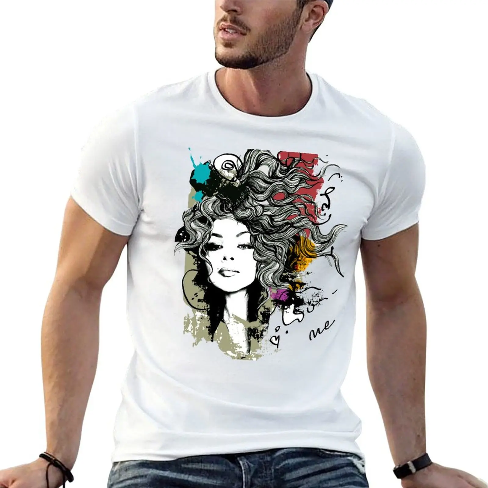 

Empowered Inspired Woman Artsy Wild T-Shirt t shirts for man slim fit t shirt man casual T-Shirt