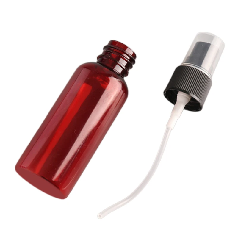 Flacon pulvérisateur en plastique Portable, résistant à la lumière, à brume Fine, vide, pour échantillon de parfum de maquillage, 30ml, 50ml, 100ml, 50 pièces/paquet