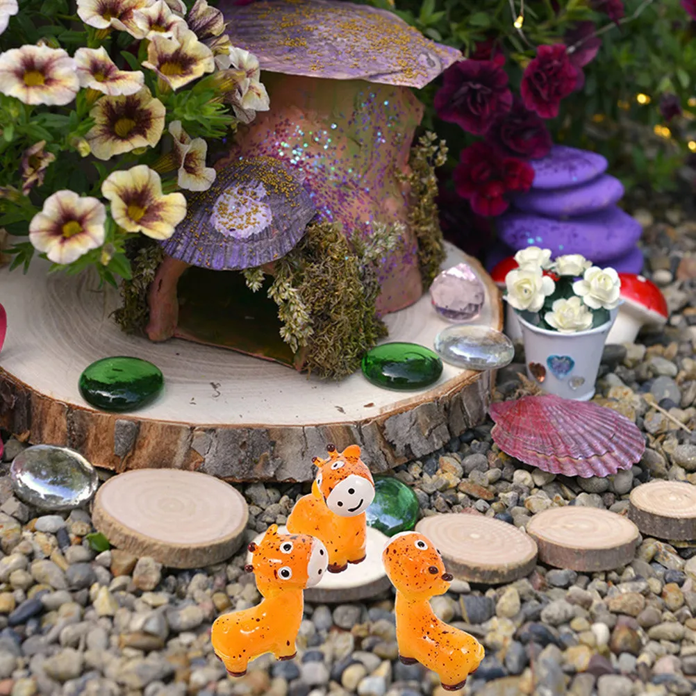 

10Pcs Resin Mini Deer Figurines for DIY Room Decor Micro Scene Simulation Lifelike Garden Bonsai Decoration Miniature Deer