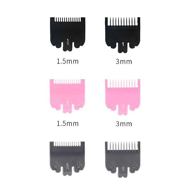 2Pc Elektrische Push Shear Accessoires Limiet Kam Kapsalon Olie Hoofd Remklauw Haar Clipper Positionering Kam Haar Styling Limiet Kam