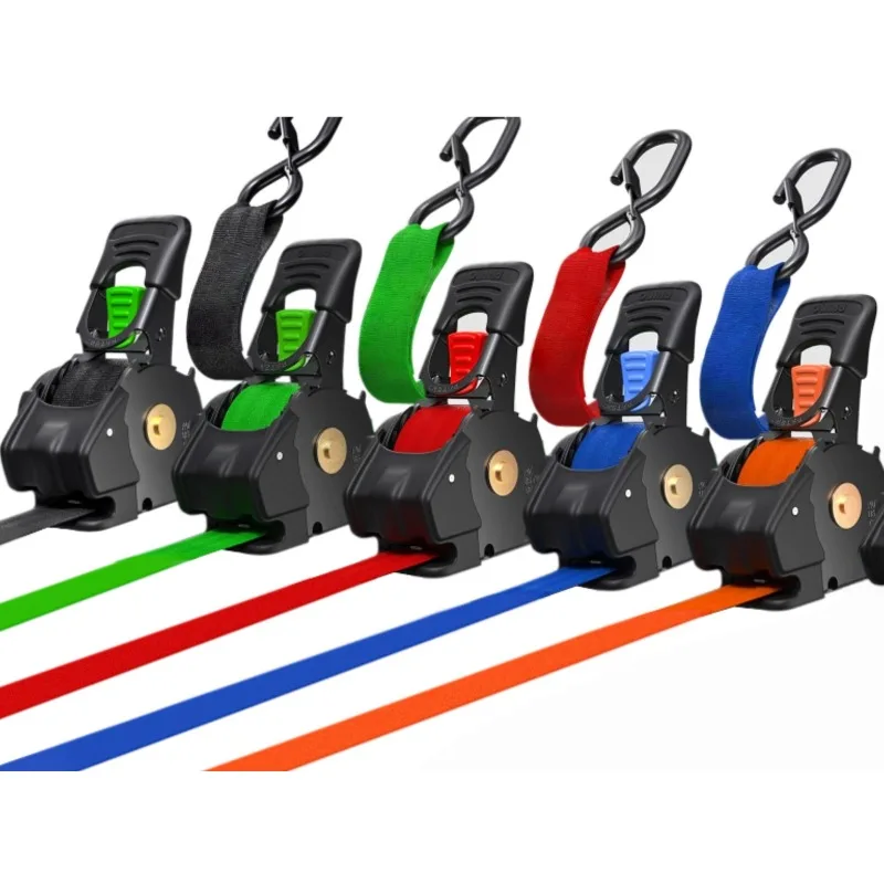 Custom Tensioner 4-Pack 2inchx10ft Automotive Self-Receiving Fixed Strap