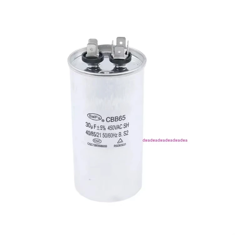 Oil-immersed capacitor CBB65 30uf 450v start-up capacitor