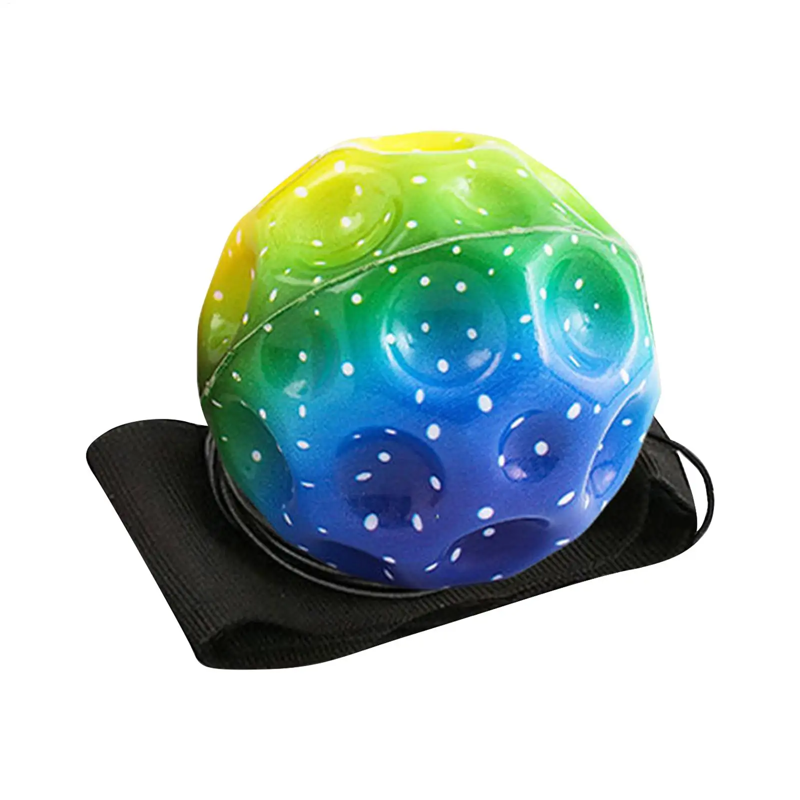 Wrist Return Ball with Adjustable Strap, Fun Rebound Bouncy Ball Toy for Kids Teens Adults, Outdoor Indoor Play
