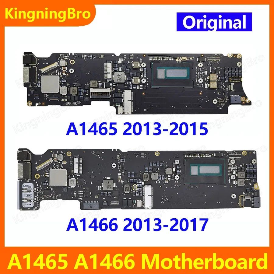 Original A1465 A1466 Logic Board i5 i7 4GB 8GB For Macbook Air A1465 A1466 Motherboard 2013 2014 2015 2017 Years