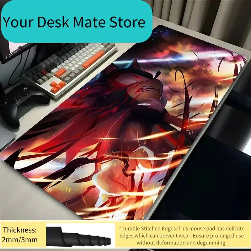 Mouse Pad PC Anime HD Print Mousepad Laptop Gamer S-shadows The H-hedgehogs Keyboard Pad Kawaii Desk Mouse Mat Gaming Table Mat
