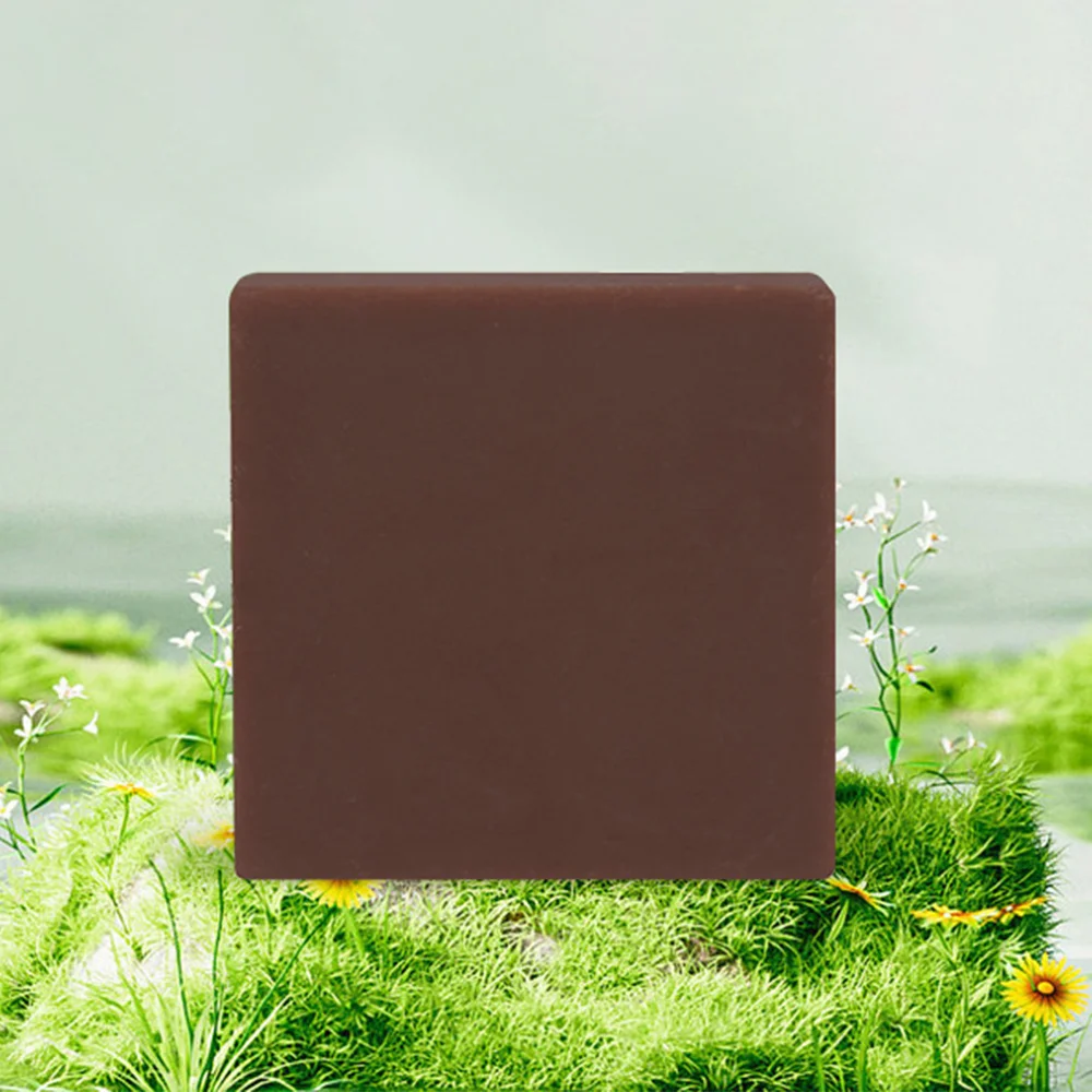 新しい手作りのヒノキの葉のシャンプー石鹸、シリコンフリー、柔らかな髪用植物石鹸、頭皮の奥まで届く天然植物成分配合のヘアケア石鹸