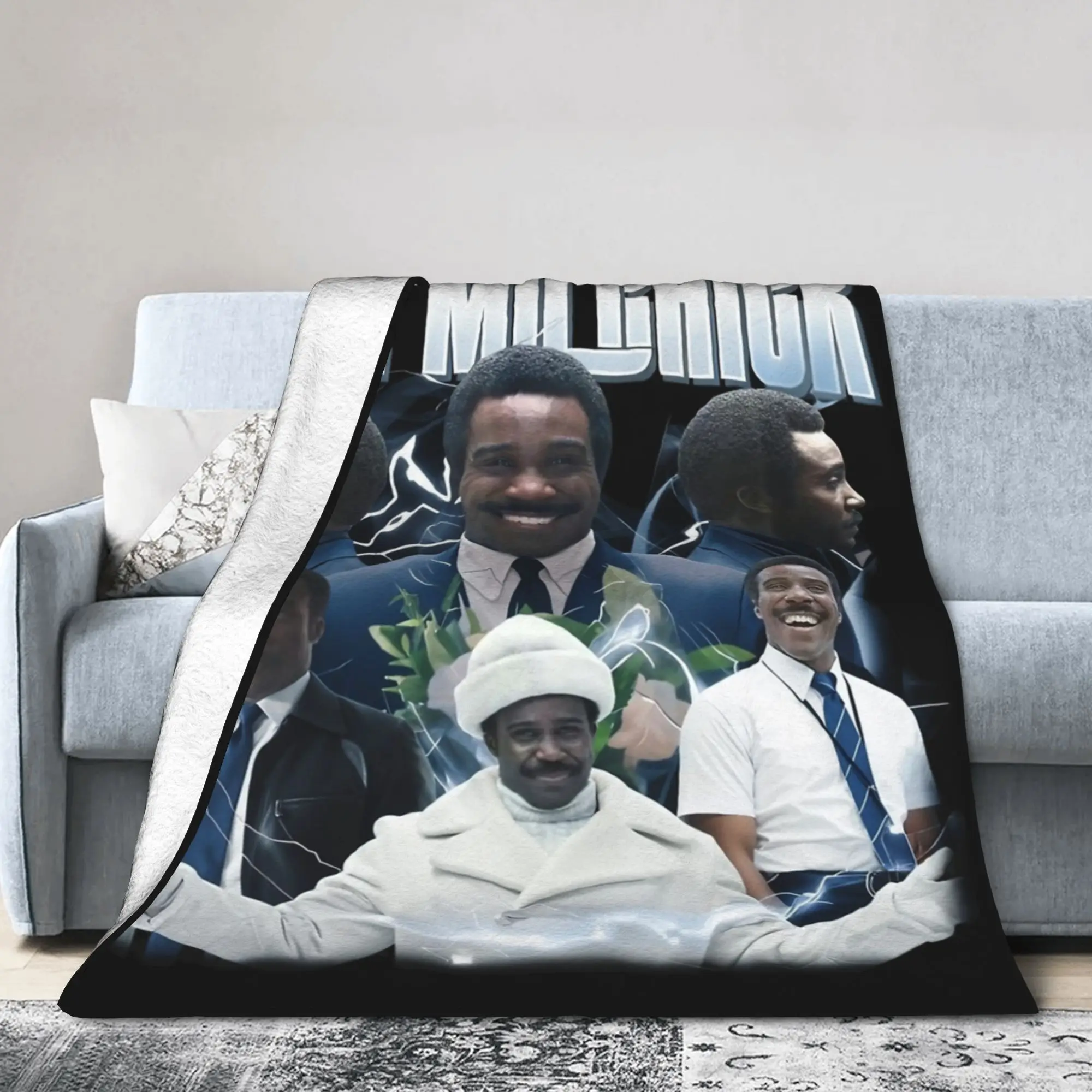 Severance Mr Milchick Dance Party Blanket Fleece Printed  Portable Lightweight Throw Blankets for Bed Car Rug Piece