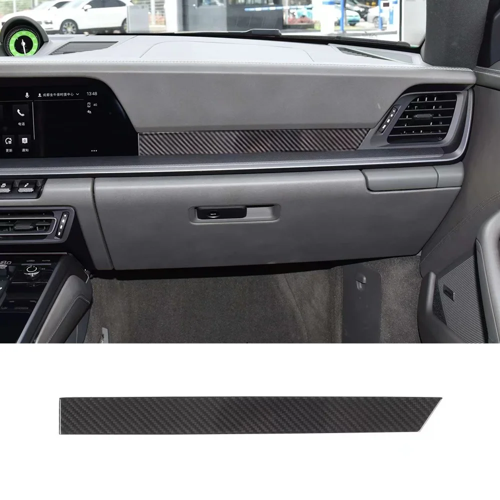 

Real Dry Carbon Fiber Right Central Console Instrument Strip For Porsche 911 992 Carrera Targa Turbo S GT3 RS 2019 -2024