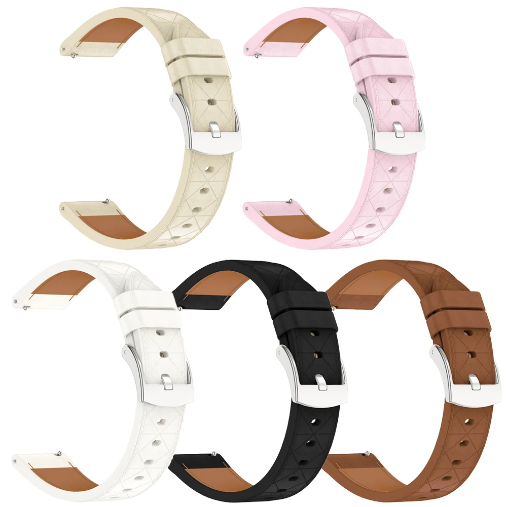 لهواوي ساعة GT 5 4 GT5/GT4 41 مللي متر حزام سوار لهواوي GT5 برو 42 مللي متر 18 مللي متر حلقة من جلد استبدال كوريا