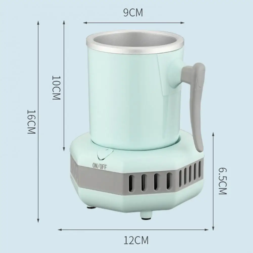 Instant Cup Portable Mini Electric Drink Cooler Quick Cup with One-touch Operation Instant Beverage Chiller for Home Office