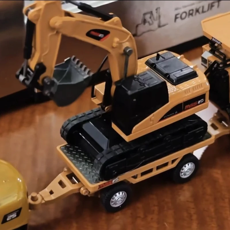 

NEW Nanfeng 1:64 Scale Remote-Controlled Mini Excavator Toy Dump Truck Construction Vehicle Forklift Gift for Boys Christmas Toy