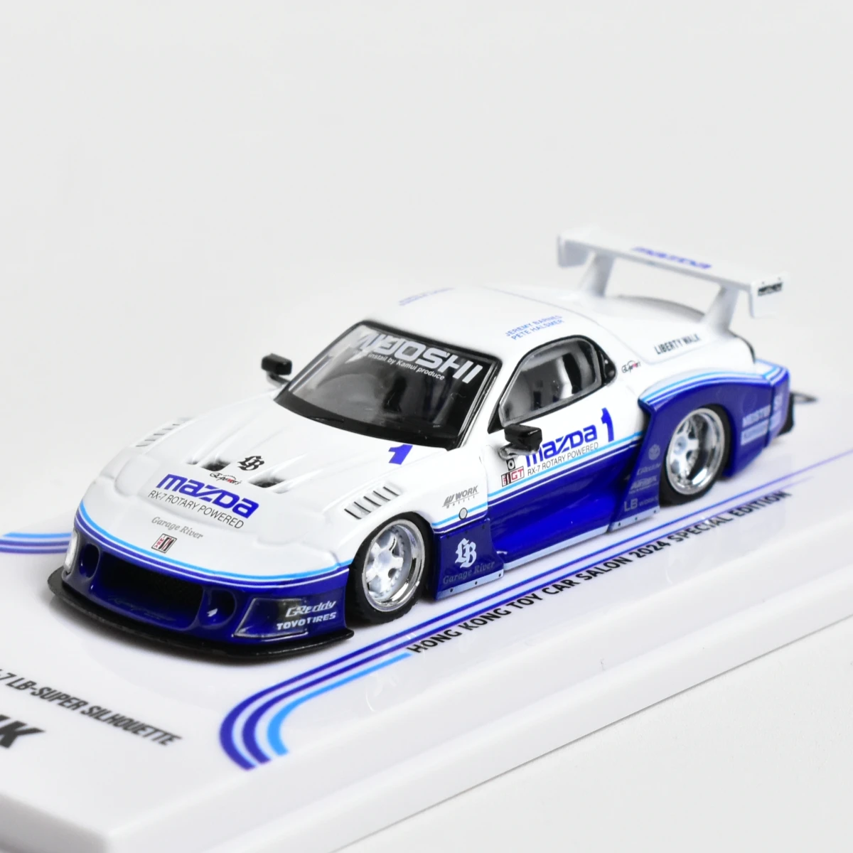 INNO 1:64 MAZDA RX7 FD3S Hong Kong Diecast Model Car