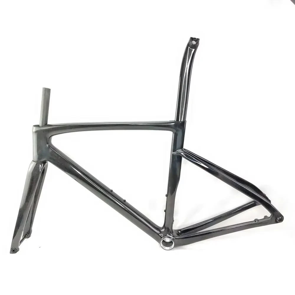 

Full Carbon Fiber HMC T1000 Road Bike Frame Internal Routing Cable Lines Disc With Integrated Handlebar OEM MICROCK LOGO