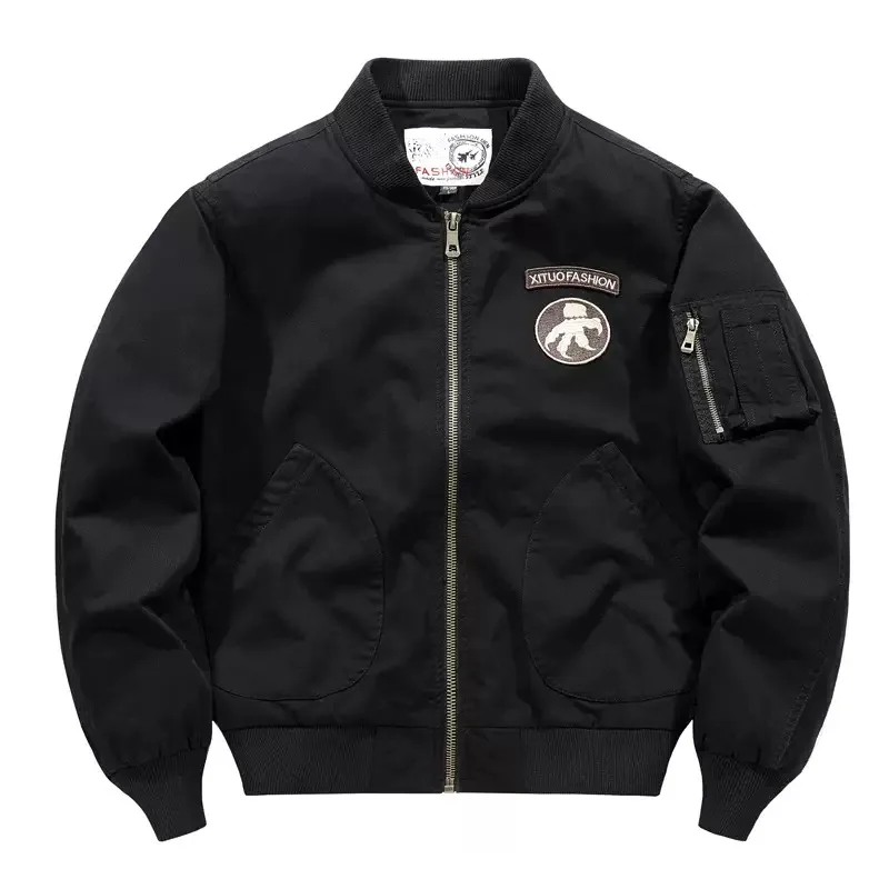 

Autumn and Spring New Fashion Trend American Vintage Workwear Jacket Men's Casual Loose Outdoor Sports High Quality Outerwear