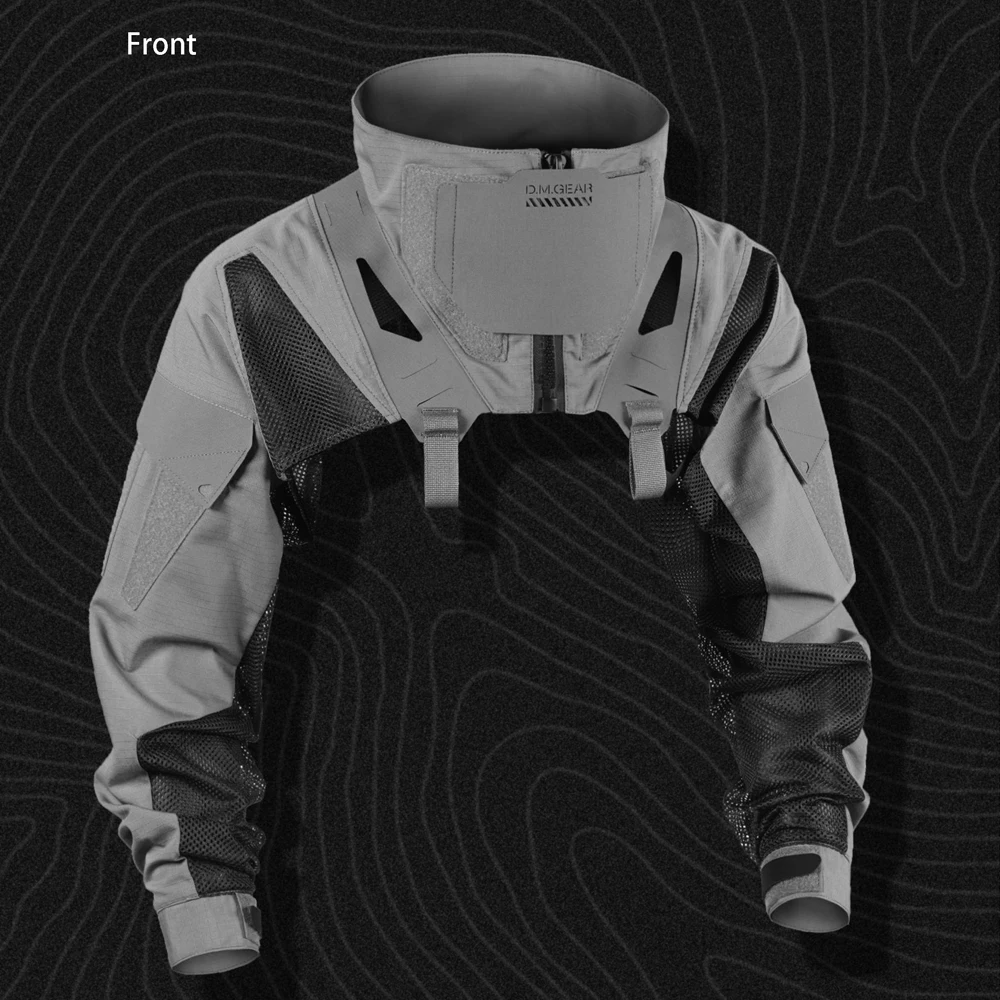 بدلة قتالية تكتيكية DMgear بأكمام طويلة قابلة للتنفس ومريحة ومتوافقة مع درع الصدر التكتيكي