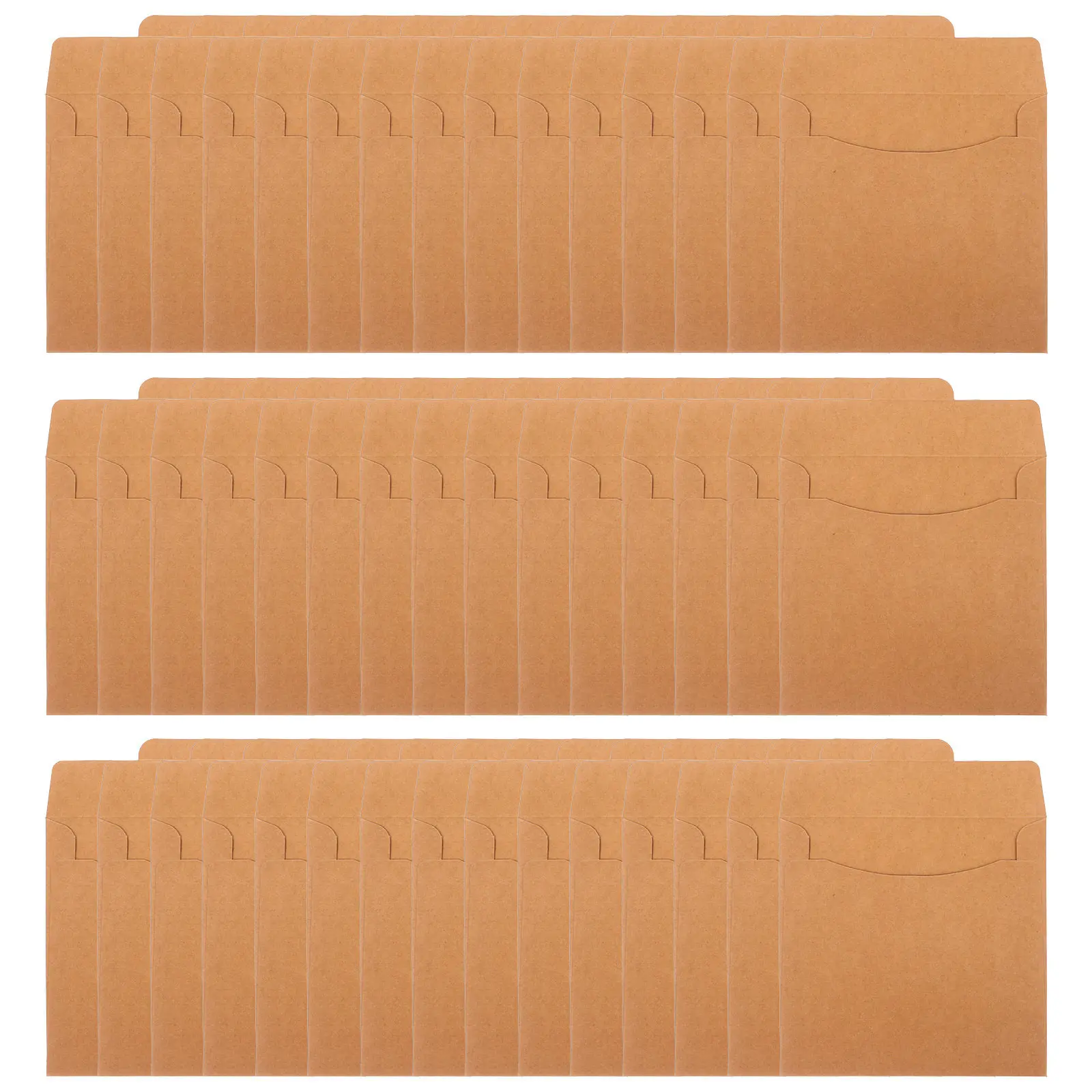 50Pcs Cd Envelope Vintage Paper Sleeves Storage Case Holder Protect Dvd Disc Packaging Bag Retro Paper Dvd Covers
