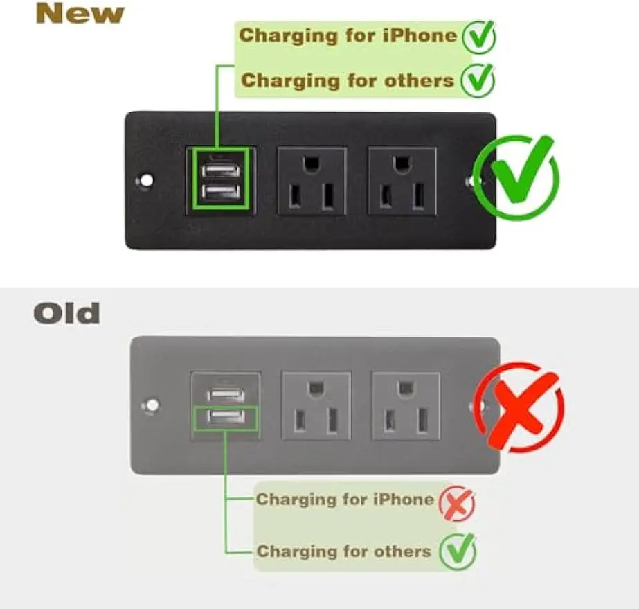 Compact Charging Side Table with Storage Drawer and USB Ports for Small Spaces
