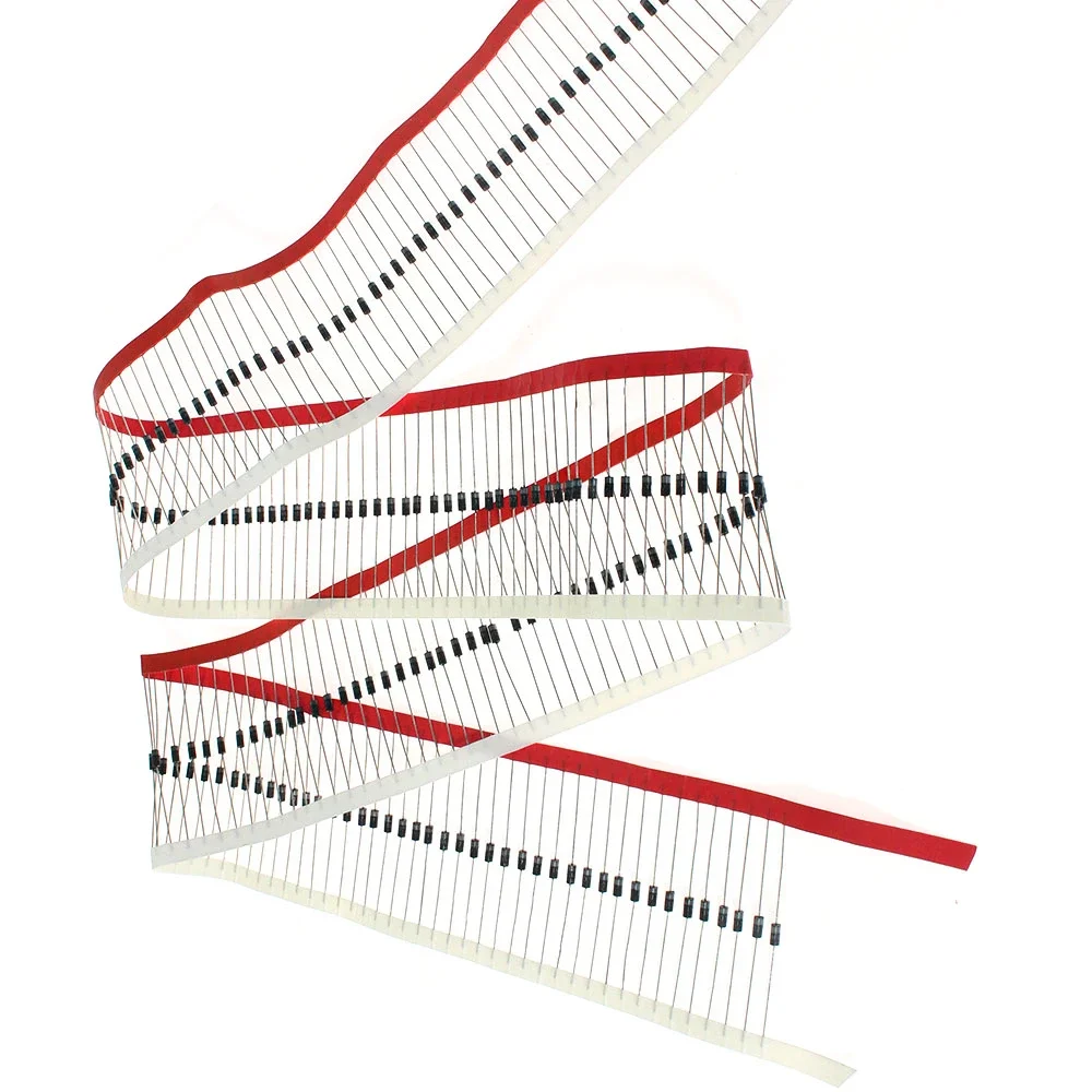 100 teile/los Neue 1N4007 4007 1A 1000 V DO-41 Gleichrichter Diode Original