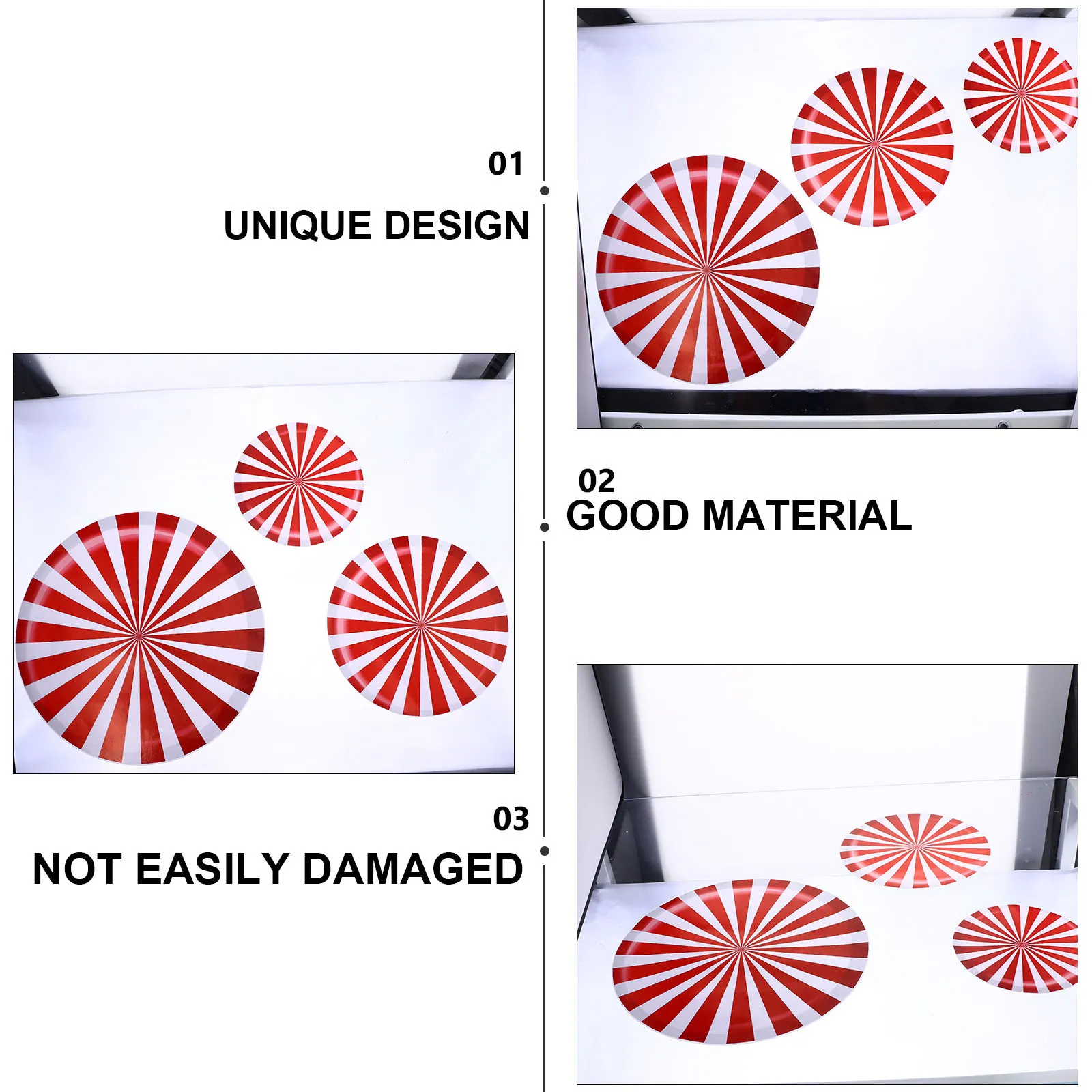 

12Pcs Creative Candy Christmas Wall Stickers Removable DIY Floor Decals PVC Stickers Home Bedroom Party Decoration