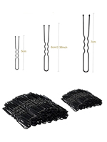 50PCS 5/6/7cm Alloy Bobby Pins Barrettes U Shaped Metal Hair Pins Waved Hair Clips Bridal Hair Pins Hair Styling Tools