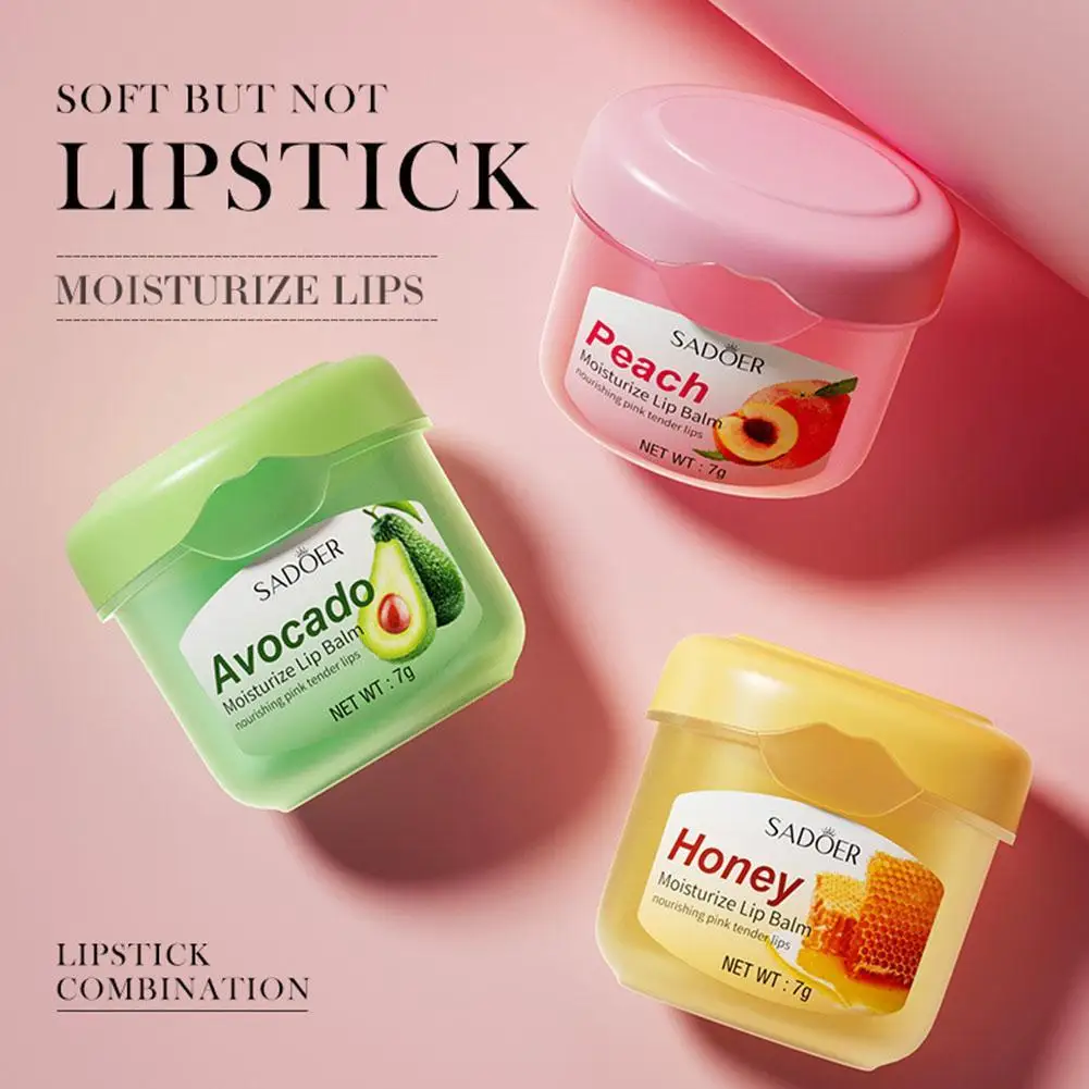 Lip Balm Moisturizing Lipstick Base Moisturizer Makeup Natural Plant Anti-Cracking Lip Care Petroleum Jelly Lip Balm 7g