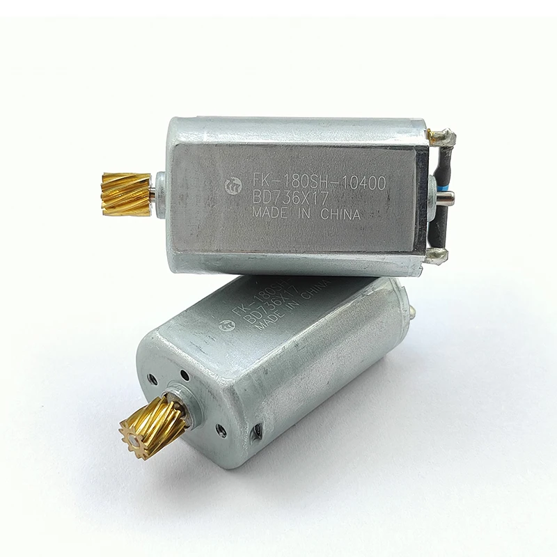 Mabuchi 180 Micro Motor 1PCS FK-180SH-10400 Mini DC 12V 18V 24V 10800RPM 20mm 11T Copper Gear DIY Hobby Toy Electric Shaver