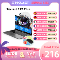 Teclast F17Plus Laptop 17.3 inch, 16GB RAM 512GB SSD, Intel N95, Windows 11 Pro Notebook, 180° Flip Laptops Computer, Backlit Keyboard, mini-HDMI，USB 3.2x3